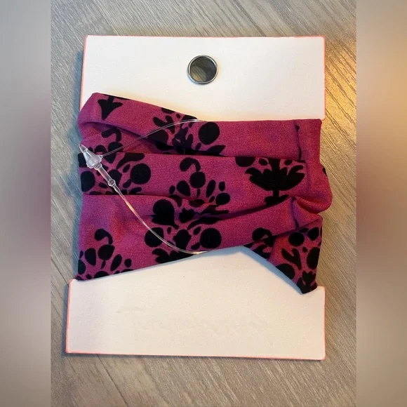 Free People Movement Rumble Hair Tie Sugar Plum Echo Pink Scrunchie NWT - Picture 7 of 7